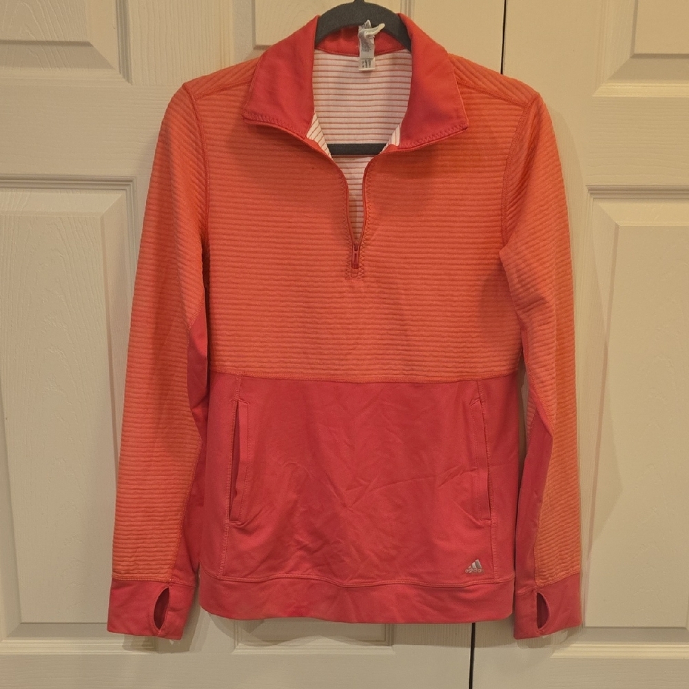 Adidas Coral Quarter-Zip Pullover